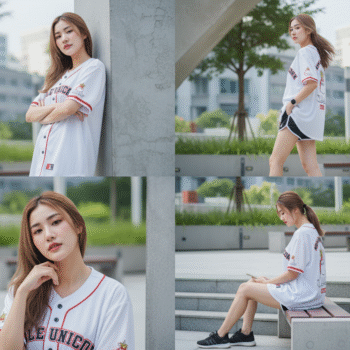 ตัวอย่างเสื้อเบสบอลพิมพ์ลาย custom จากลูกค้า