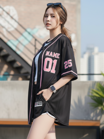 ตัวอย่างเสื้อเบสบอลพิมพ์ลาย custom จากลูกค้า