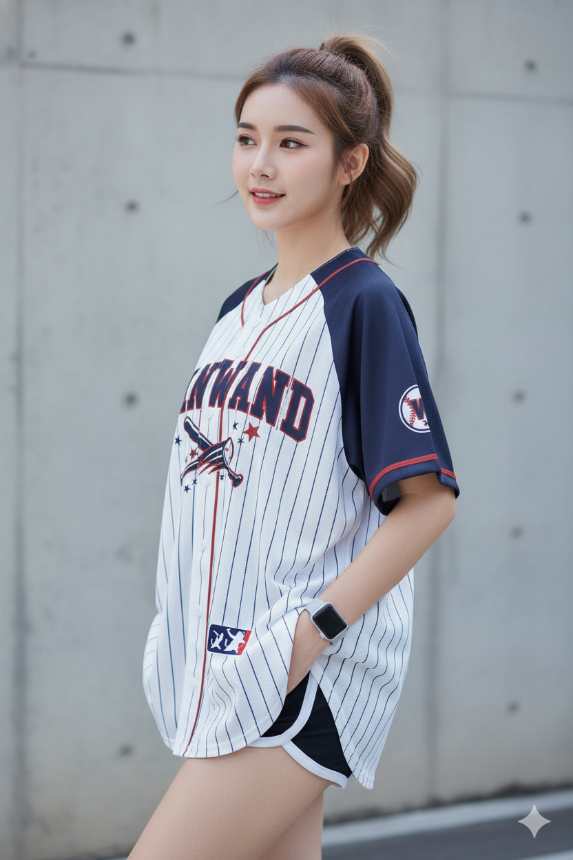 เสื้อเบสบอล ตัวอย่างเสื้อเบสบอลพิมพ์ลาย custom จากลูกค้า