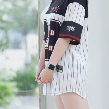 เสื้อ oversize ผู้หญิง ลาย BLACKLION ทรงสตรีท สปอร์ต เสื้อ โอเวอร์ ไซส์