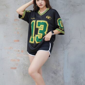 เสื้อ oversize ผู้หญิง ลาย PRIME10 ทรงสตรีท สปอร์ต เสื้อ โอเวอร์ ไซส์