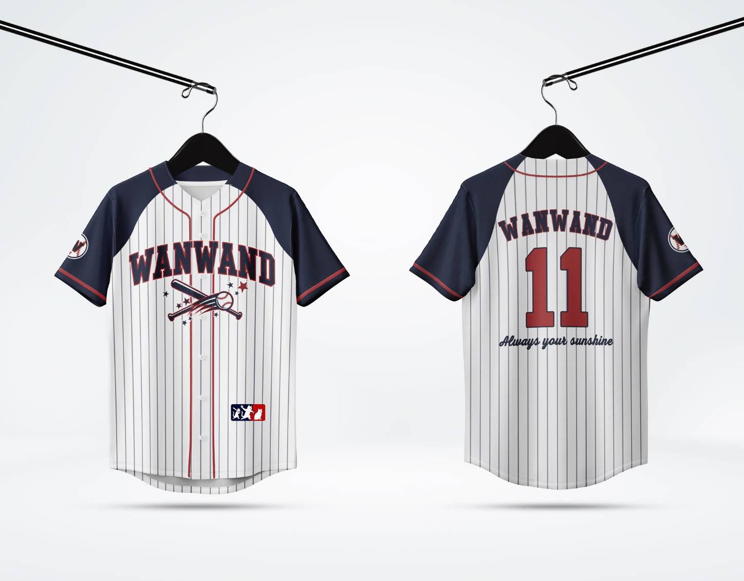 ดูแบบเสื้อเบสบอลเพิ่มเติม ตัวอย่างเสื้อเบสบอลพิมพ์ลาย custom จากลูกค้า