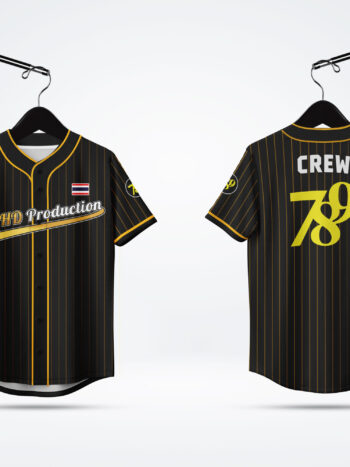 ตัวอย่างเสื้อเบสบอลพิมพ์ลาย custom จากลูกค้า