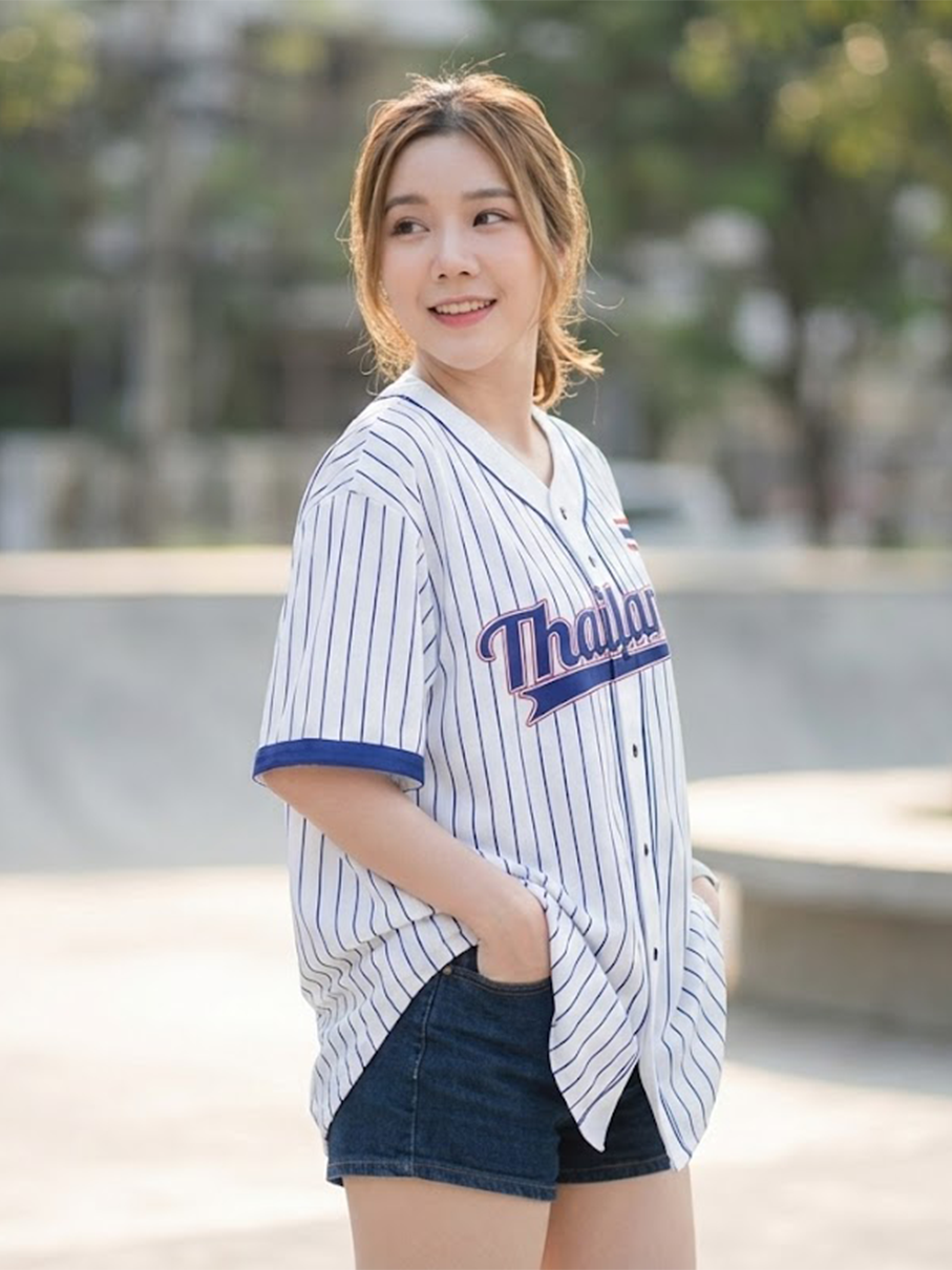 สีขาว | เสื้อเบสบอลทีมชาติไทย