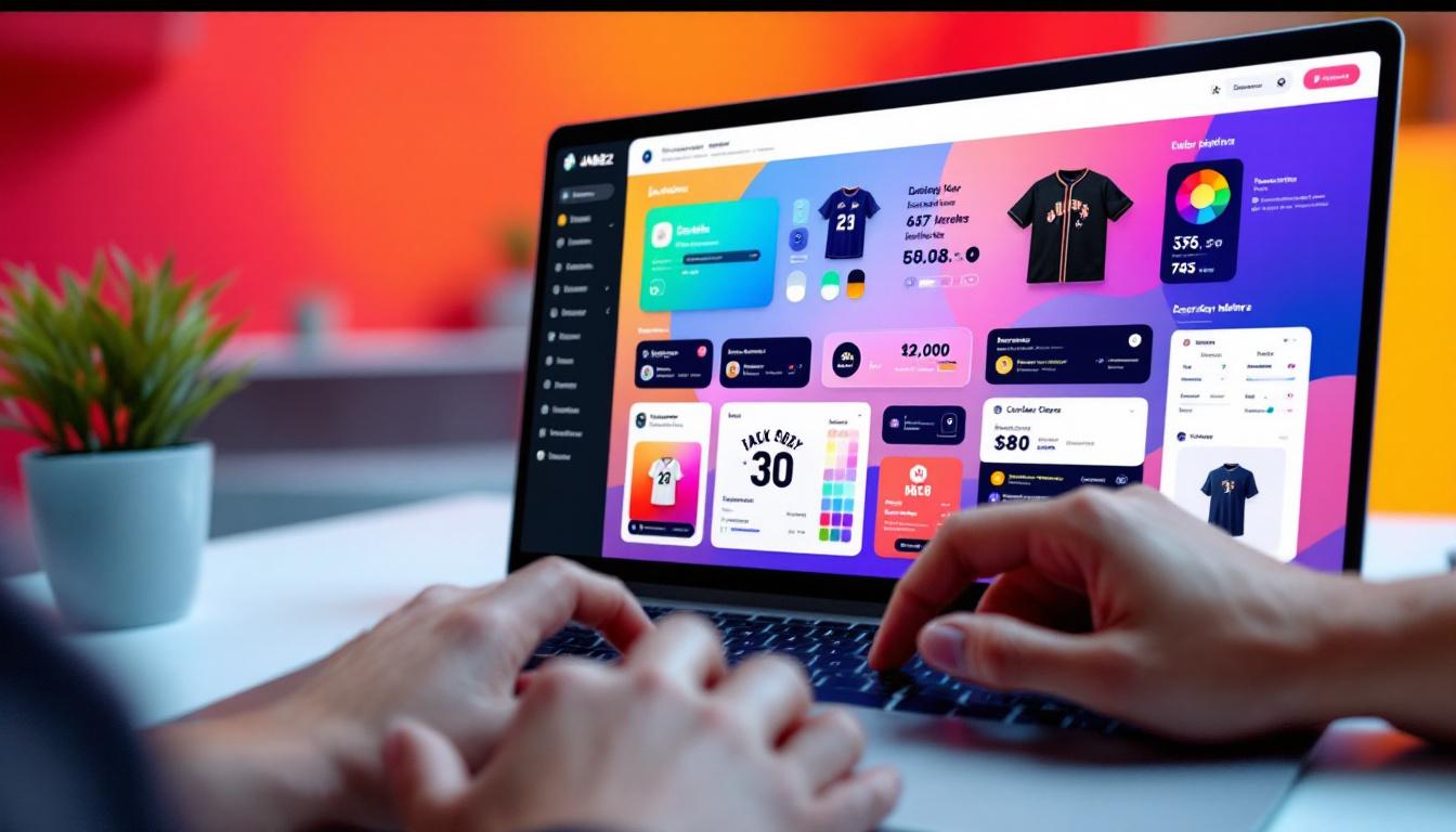 เทมเพลตเสื้อเบสบอลหลากหลายรูปแบบ พร้อมใช้งาน