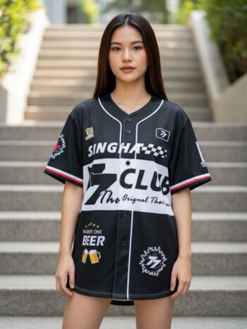 ORDER103G - เสื้อเบสบอล Singha Club