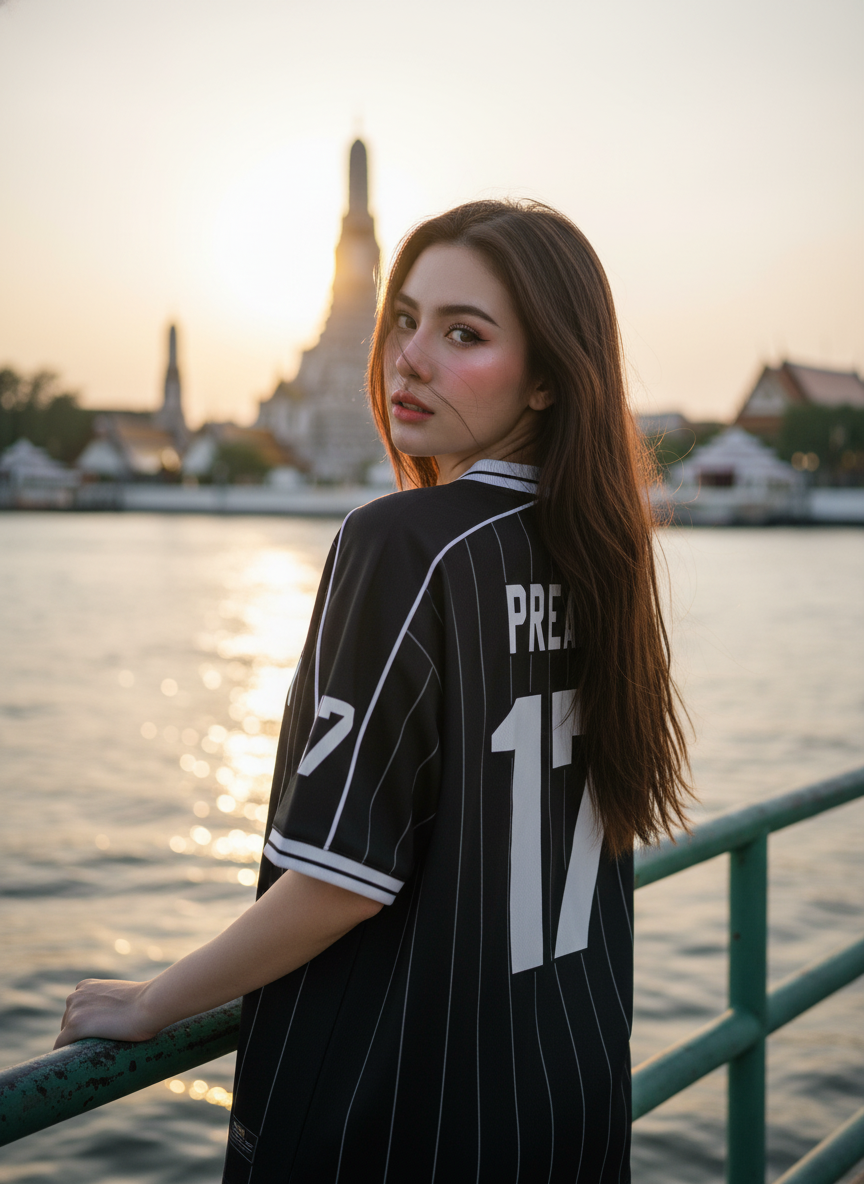ORDER 497 เสื้อเบสบอล - ด้านหลัง เสื้อเบสบอลพิมพ์ลาย สั่งทำ ORDER 497 ด้านหลัง
