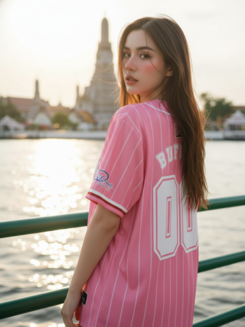 เสื้อเบสบอลพิมพ์ลาย สั่งทำ ORDER 351รอบ 3 (เเบบใหม่) ด้านหลัง