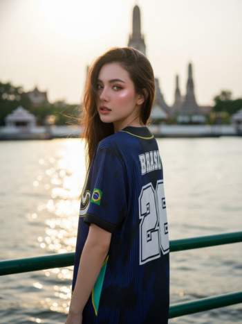 เสื้อแฟนบอล 2026 - บราซิล เบสบอล (แบบ 1) ด้านหลัง