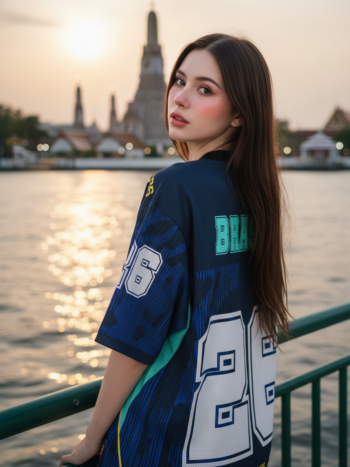 เสื้อแฟนบอล 2026 - บราซิล NFL (Away) ด้านหลัง