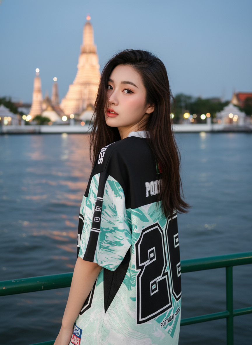 เสื้อแฟนบอล 2026 - โปรตุเกส NFL (แบบ 1) ด้านหลัง เสื้อแฟนบอล 2026 - โปรตุเกส NFL (แบบ 1) ด้านหลัง