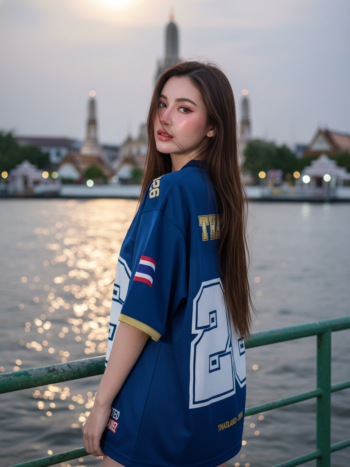 เสื้อแฟนบอล 2026 - ไทย NFL ด้านหลัง