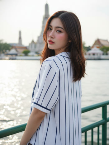 เสื้อเบสบอลพิมพ์ลาย สั่งทำ ORDER 506 ด้านหลัง