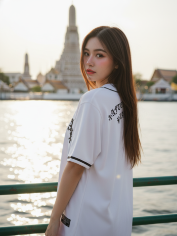เสื้อเบสบอลพิมพ์ลาย สั่งทำ ORDER 514 ด้านหลัง