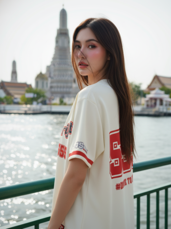 เสื้อเบสบอลพิมพ์ลาย สั่งทำ ORDER 522 รอบ 2 แบบใหม่ ด้านหลัง