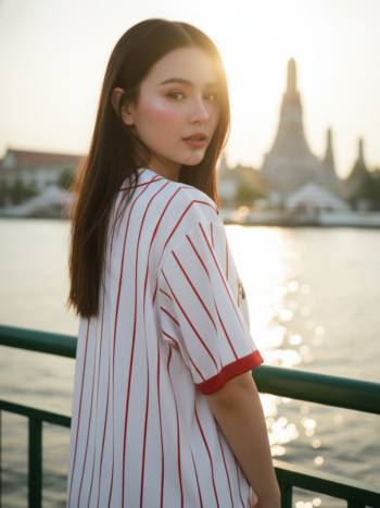เสื้อเบสบอลพิมพ์ลาย สั่งทำ ORDER 78 ด้านหลัง