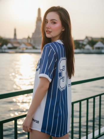 เสื้อเบสบอลพิมพ์ลาย สั่งทำ ORDER 90 ด้านหลัง