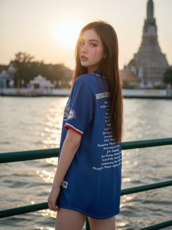 เสื้อเบสบอลพิมพ์ลาย สั่งทำ ORDER 118 ด้านหลัง