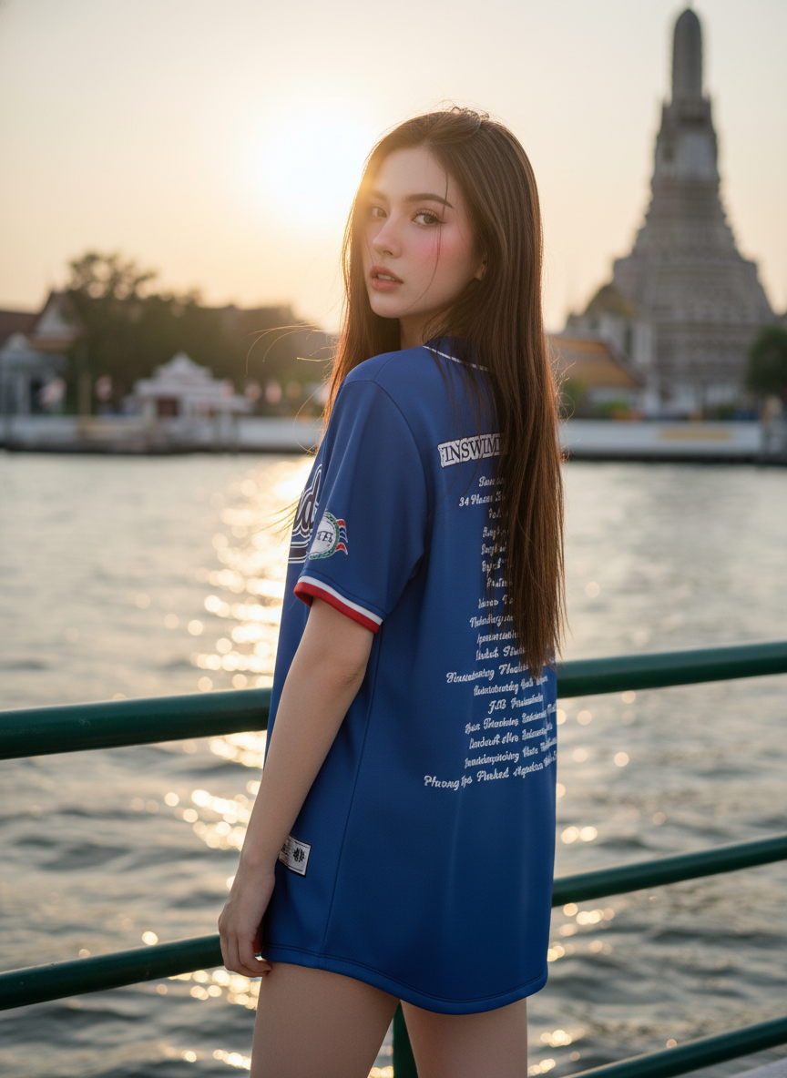 ORDER 118 เสื้อเบสบอล - ด้านหลัง เสื้อเบสบอลพิมพ์ลาย สั่งทำ ORDER 118 ด้านหลัง