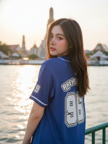 เสื้อเบสบอลพิมพ์ลาย สั่งทำ ORDER 140 ด้านหลัง