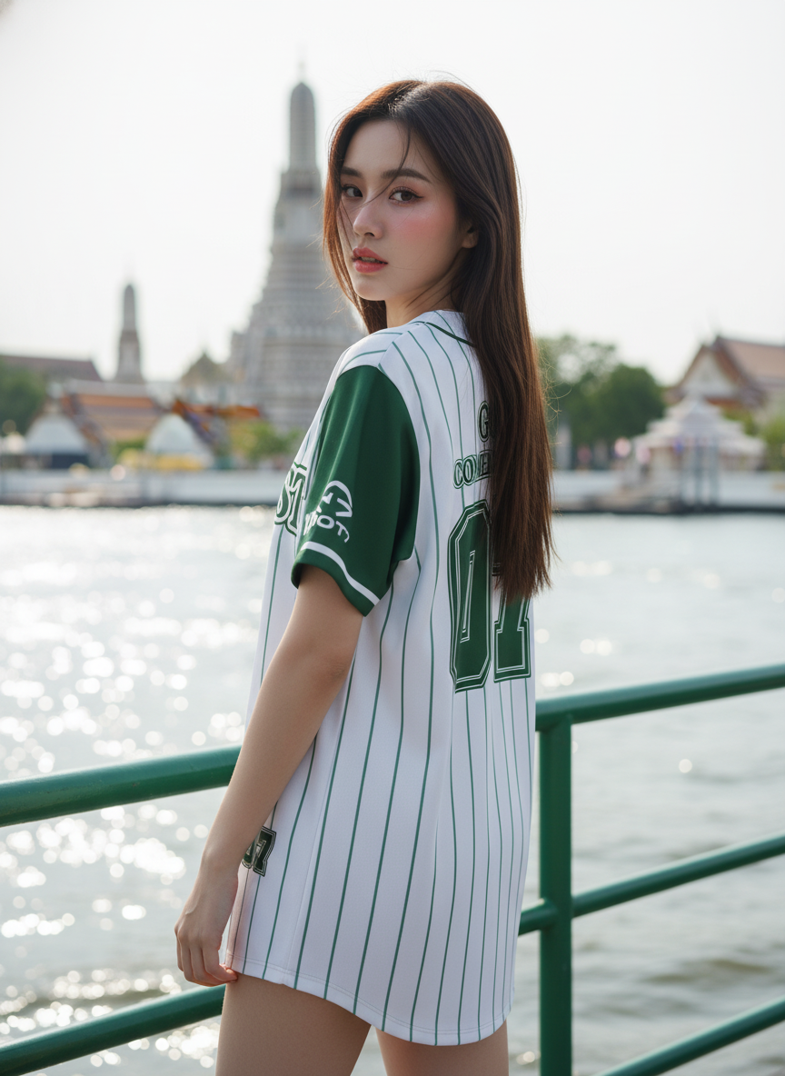 ORDER 141 รอบ 3 เสื้อเบสบอล - ด้านหลัง เสื้อเบสบอลพิมพ์ลาย สั่งทำ ORDER 141 รอบ 3 ด้านหลัง