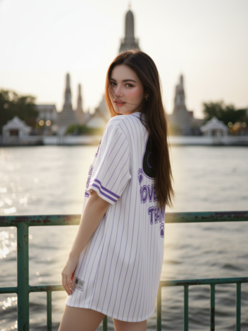 เสื้อเบสบอลพิมพ์ลาย สั่งทำ ORDER 142 ด้านหลัง