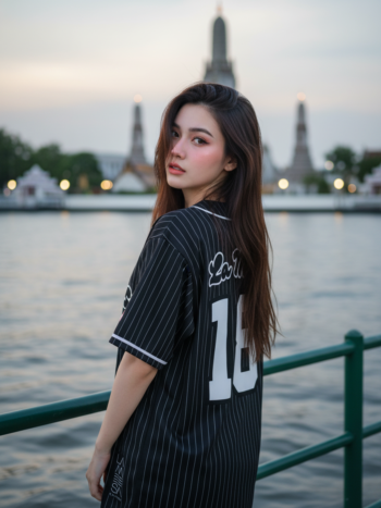 เสื้อเบสบอลพิมพ์ลาย สั่งทำ ORDER 146 ด้านหลัง