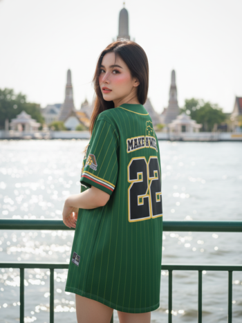 เสื้อเบสบอลพิมพ์ลาย สั่งทำ ORDER 149 ด้านหลัง