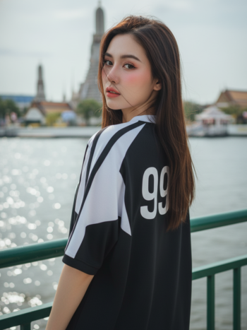 เสื้อโอเวอร์ไซส์พิมพ์ลาย สั่งทำ ORDER 159 ด้านหลัง