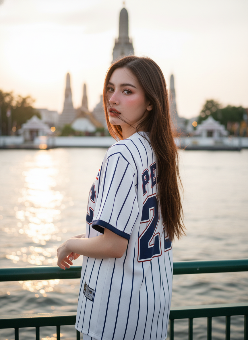 ORDER 174 รอบ 2 เสื้อเบสบอล - ด้านหลัง เสื้อเบสบอลพิมพ์ลาย สั่งทำ ORDER 174 รอบ 2 ด้านหลัง