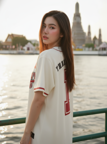เสื้อเบสบอลพิมพ์ลาย สั่งทำ ORDER 179 ด้านหลัง