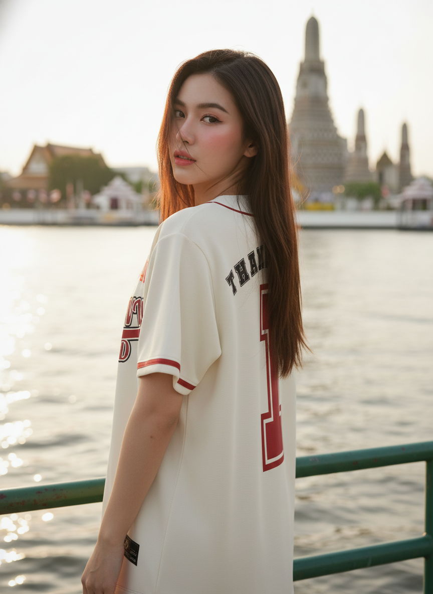 ORDER 179 เสื้อเบสบอล - ด้านหลัง เสื้อเบสบอลพิมพ์ลาย สั่งทำ ORDER 179 ด้านหลัง