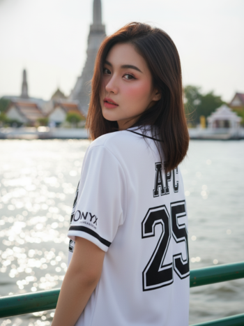 เสื้อเบสบอลพิมพ์ลาย สั่งทำ ORDER 183 ด้านหลัง