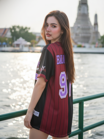 เสื้อเบสบอลพิมพ์ลาย สั่งทำ ORDER 188 ด้านหลัง
