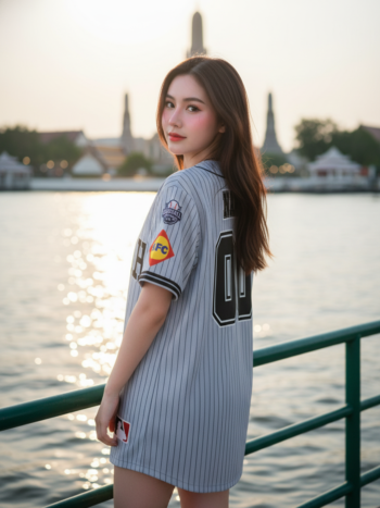 เสื้อเบสบอลพิมพ์ลาย สั่งทำ ORDER 192 DESIGN ด้านหลัง