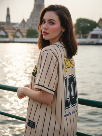 เสื้อเบสบอลพิมพ์ลาย สั่งทำ ORDER 209 ด้านหลัง