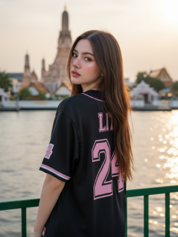 เสื้อเบสบอลพิมพ์ลาย สั่งทำ ORDER 212 ด้านหลัง