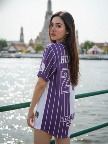 เสื้อเบสบอลพิมพ์ลาย สั่งทำ ORDER 214 ด้านหลัง