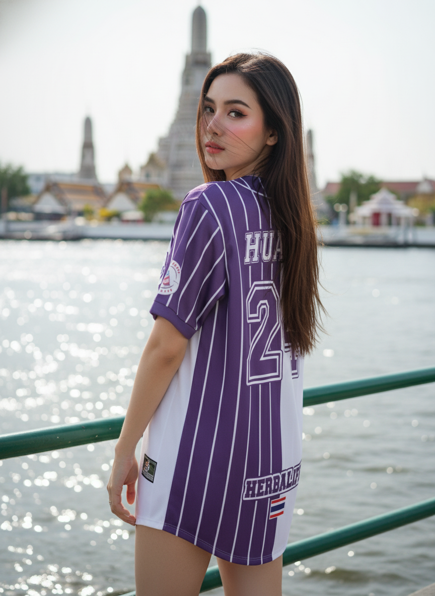 ORDER 214 เสื้อเบสบอล - ด้านหลัง เสื้อเบสบอลพิมพ์ลาย สั่งทำ ORDER 214 ด้านหลัง