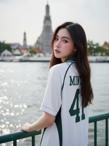 เสื้อเบสบอลพิมพ์ลาย สั่งทำ ORDER JB001 ด้านหลัง