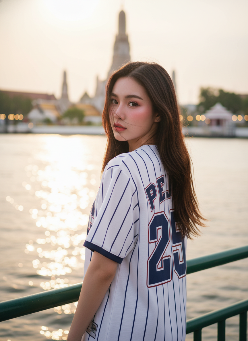 ORDER 174 รอบ 3 เสื้อเบสบอล - ด้านหลัง เสื้อเบสบอลพิมพ์ลาย สั่งทำ ORDER 174 รอบ 3 ด้านหลัง