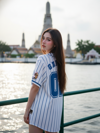 เสื้อเบสบอลพิมพ์ลาย สั่งทำ ORDER 223 ด้านหลัง