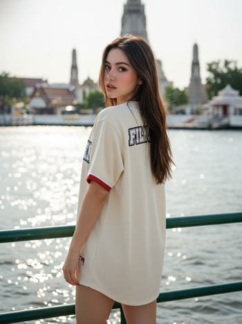 เสื้อเบสบอลพิมพ์ลาย สั่งทำ ORDER 225 ด้านหลัง