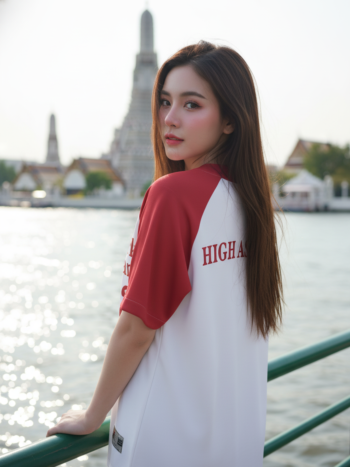 เสื้อเบสบอลพิมพ์ลาย สั่งทำ ORDER 234 ด้านหลัง