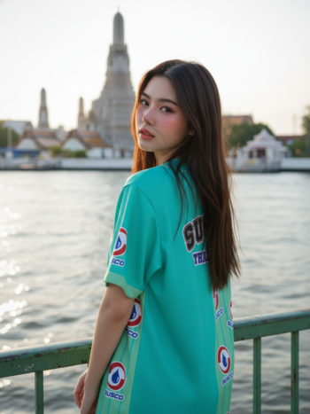 เสื้อเบสบอลพิมพ์ลาย สั่งทำ ORDER 235 ด้านหลัง