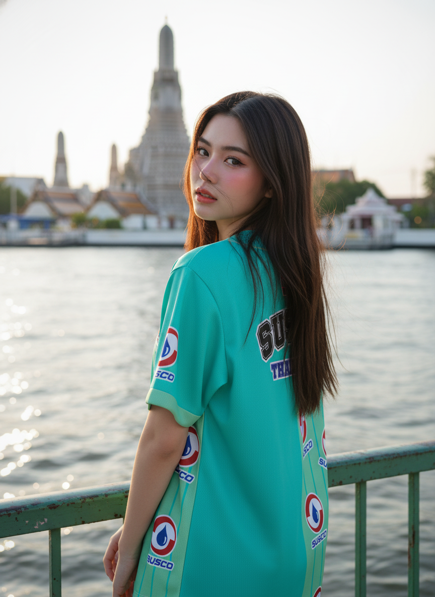 ORDER 235 เสื้อเบสบอล - ด้านหลัง เสื้อเบสบอลพิมพ์ลาย สั่งทำ ORDER 235 ด้านหลัง