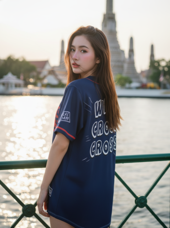 เสื้อเบสบอลพิมพ์ลาย สั่งทำ ORDER 236 ด้านหลัง