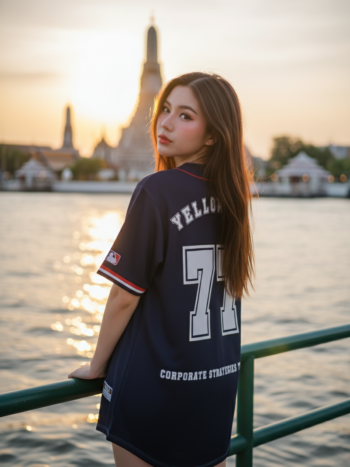 เสื้อเบสบอลพิมพ์ลาย สั่งทำ ORDER 239 ด้านหลัง