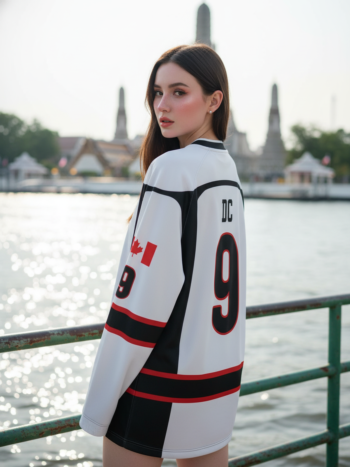 เสื้อเบสบอลพิมพ์ลาย สั่งทำ ORDER 464 ด้านหลัง