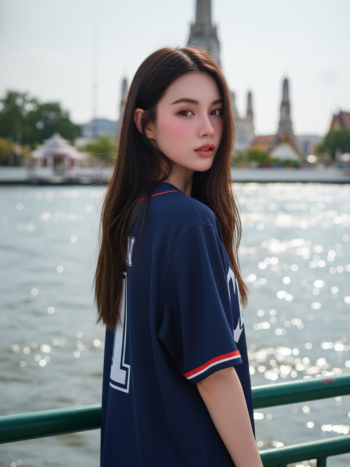 เสื้อเบสบอลพิมพ์ลาย สั่งทำ ORDER 364 รอบ 2 ด้านหลัง